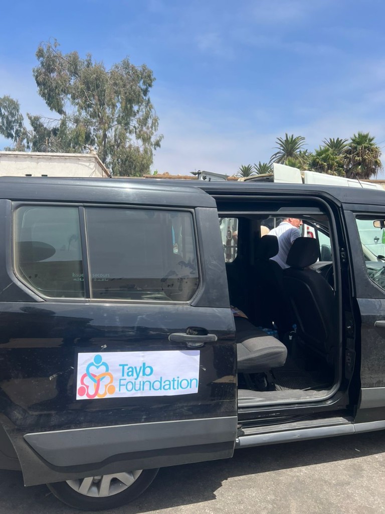Tayb Foundation Morocco outreach — Team portrait during the Morocco humanitarian outreach