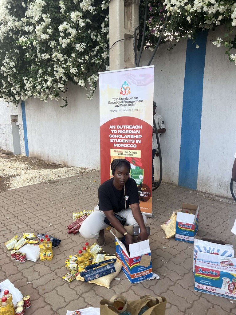 Tayb Foundation Morocco outreach — Preparing alimentation packs ahead of distribution day