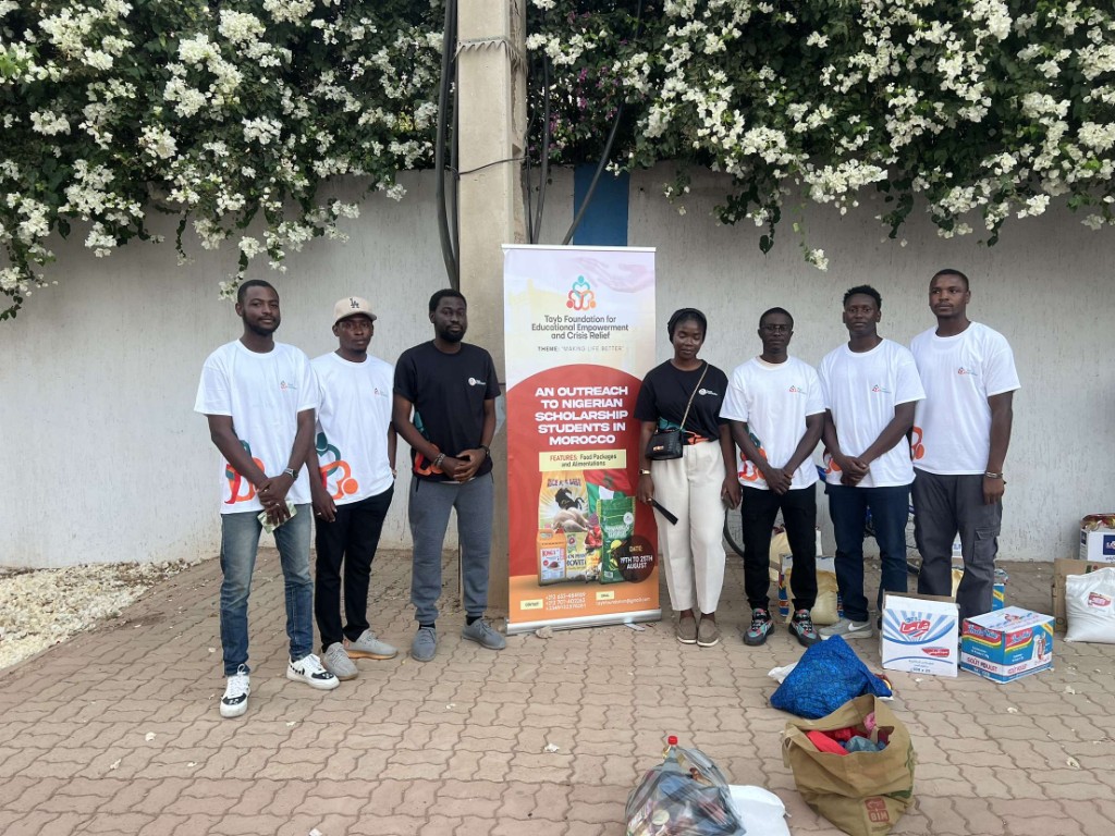 Tayb Foundation Morocco outreach — Food supplies arranged for Nigerian scholarship students in Morocco